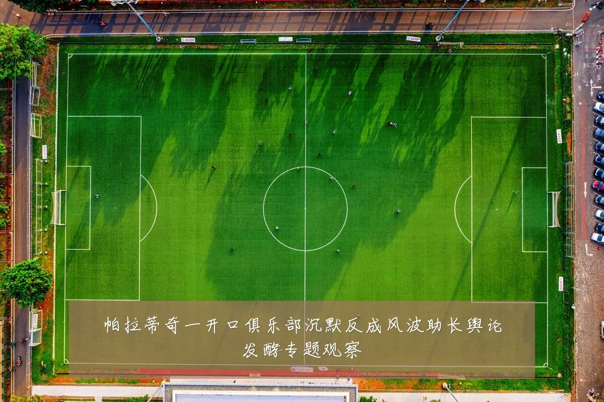 帕拉蒂奇一开口俱乐部沉默反成风波助长舆论发酵专题观察