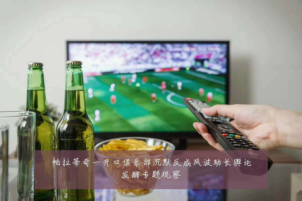 帕拉蒂奇一开口俱乐部沉默反成风波助长舆论发酵专题观察